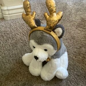 - fAI schwarz cheer  husky dog stuffed animals